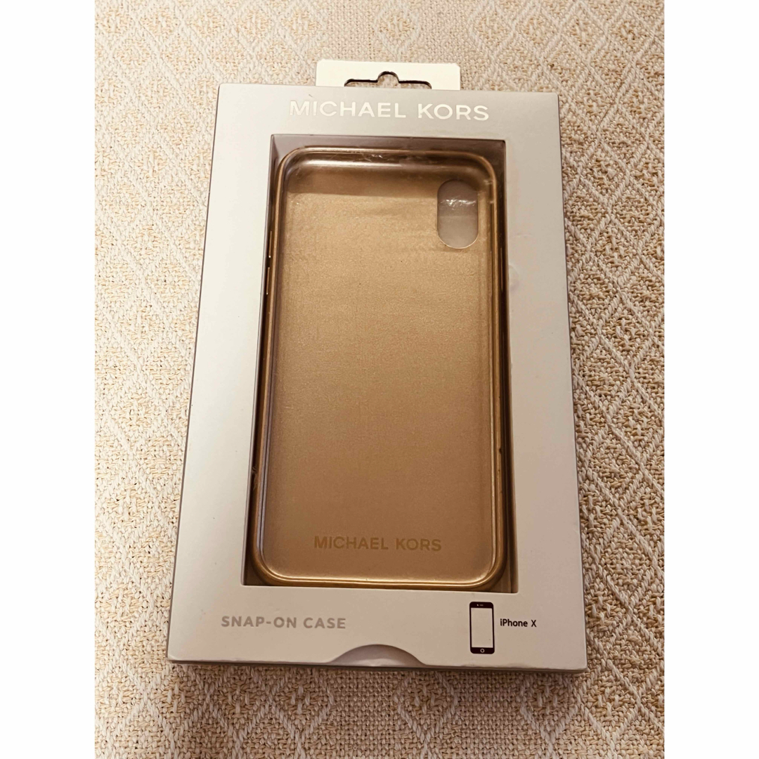 Michael Kors(マイケルコース)の【未使用】マイケルコース　スマホケース　iPhonex スマホ/家電/カメラのスマホアクセサリー(iPhoneケース)の商品写真