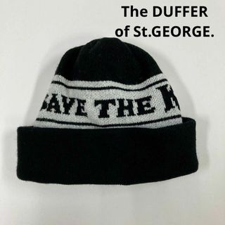 ザダファーオブセントジョージ(The DUFFER of ST.GEORGE)のThe DUFFER of St.GEORGE ダファー　ニット帽　古着　英字(ニット帽/ビーニー)