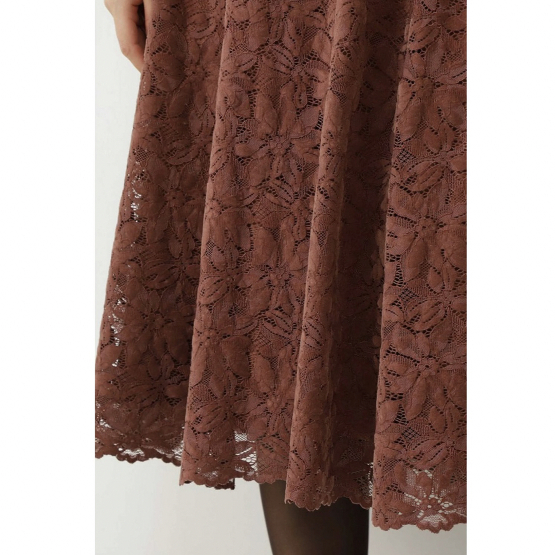 PROPORTION BODY DRESSING(プロポーションボディドレッシング)のプロポーションボディドレッシング フロッキーフレアスカート   レディースのスカート(ひざ丈スカート)の商品写真
