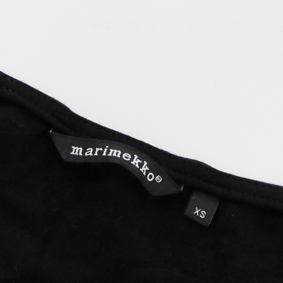 marimekko(マリメッコ)のマリメッコ marimekko Vネック ノースリーブ フレアチュニック XS/ブラック トップス【2400013744164】 レディースのトップス(タンクトップ)の商品写真