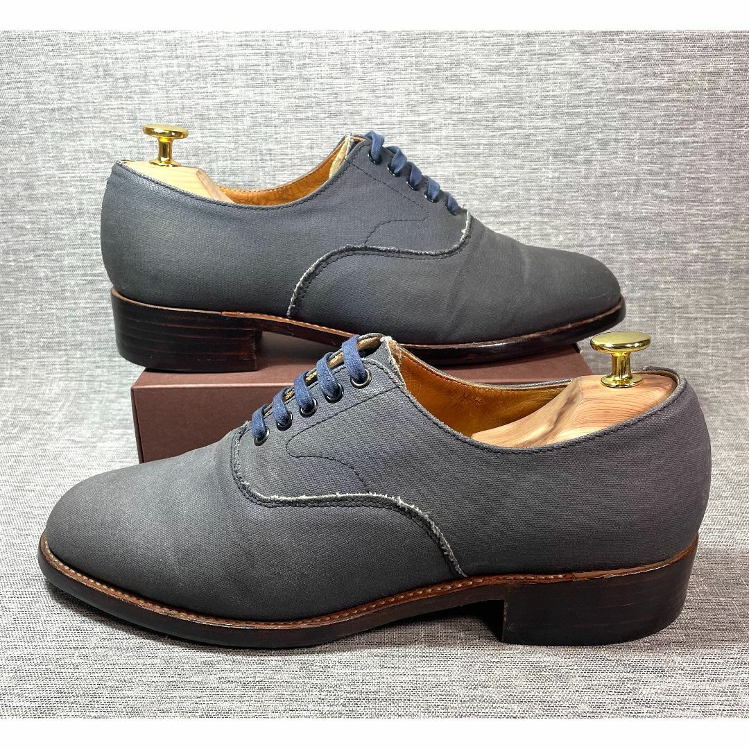 SANDERS サンダース キャンバス ドレスシューズ SANDERS - sanders サンダース キャンバスシューズ 27.0cmの通販