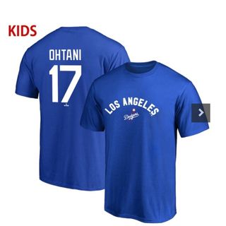 メジャーリーグベースボール(MLB)のドジャース　キッズTシャツ(Tシャツ/カットソー)