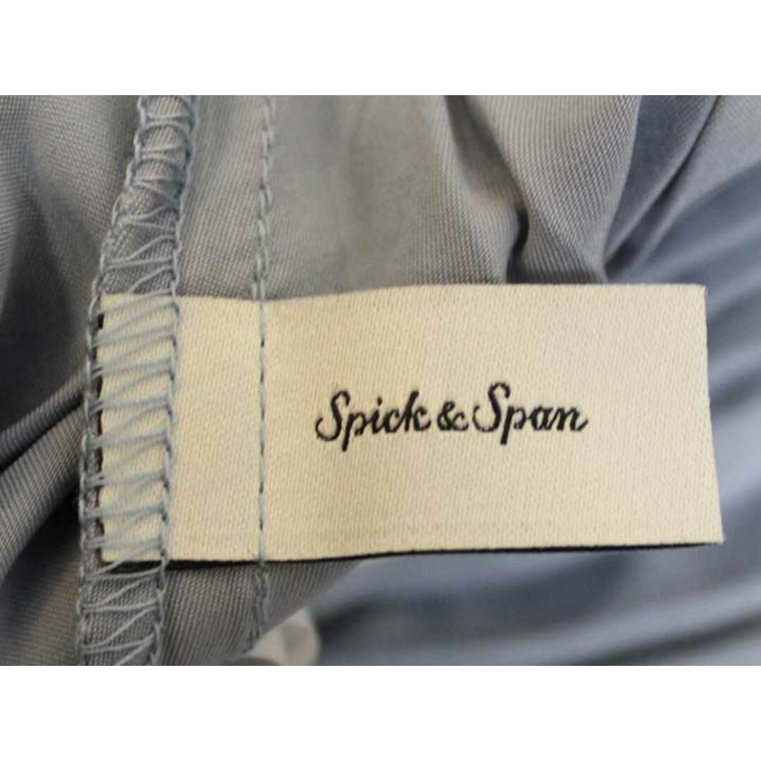 Spick & Span(スピックアンドスパン)の☆Spick & Span/スピック アンドスパン☆2020年製/サテンラッププリーツスカート/ウエストゴム/無地/ミモレ丈 ブルー/青 レディース 38【中古】春夏 703032 レディースのスカート(その他)の商品写真