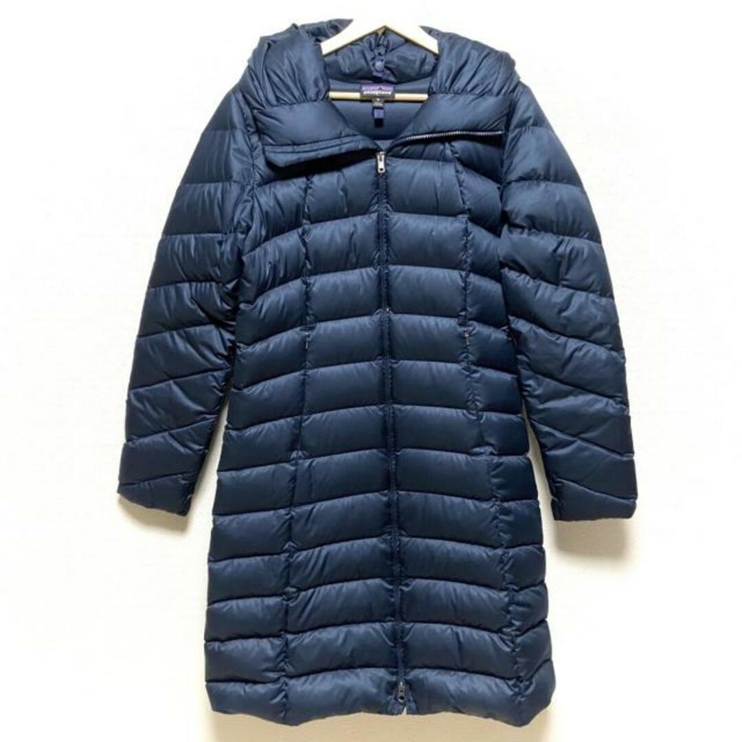 Patagonia(パタゴニア) ダウンコート サイズM レディース - ネイビー 長袖/冬