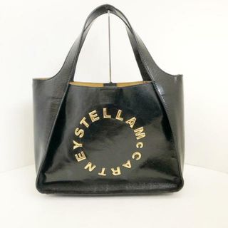 ステラマッカートニー(Stella McCartney)のstellamccartney(ステラマッカートニー) トートバッグ ステラロゴ 513860 黒 エナメル（合皮）(トートバッグ)