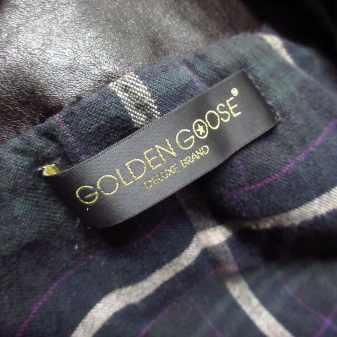 GOLDEN GOOSE(ゴールデングース)のGOLDEN GOOSE(ゴールデングース) ライダースジャケット サイズXS メンズ - ダークブラウン 長袖/レザー/ジップアップ/秋/冬 メンズのジャケット/アウター(ライダースジャケット)の商品写真