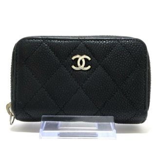 正規品　美品　希少　CHANEL ラウンド　マトラッセ　コインケース　ポーチ