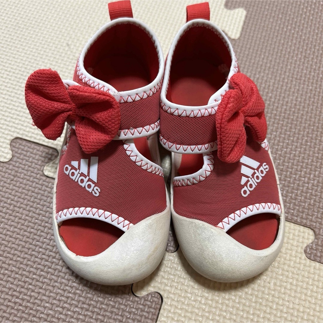 adidas(アディダス)のadidas ミニーマウス　コラボ　サンダル　14cm キッズ/ベビー/マタニティのキッズ靴/シューズ(15cm~)(サンダル)の商品写真