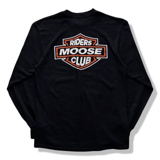 ジャージーズ(JERZEES)の【90s】Riders Moose Club 長袖 バイカーTシャツ M(Tシャツ/カットソー(七分/長袖))