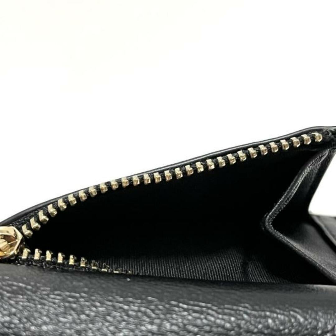 Alice+Olivia(アリスアンドオリビア)のalice+olivia(アリスオリビア) 3つ折り財布 - 黒×白×レッド レザー レディースのファッション小物(財布)の商品写真