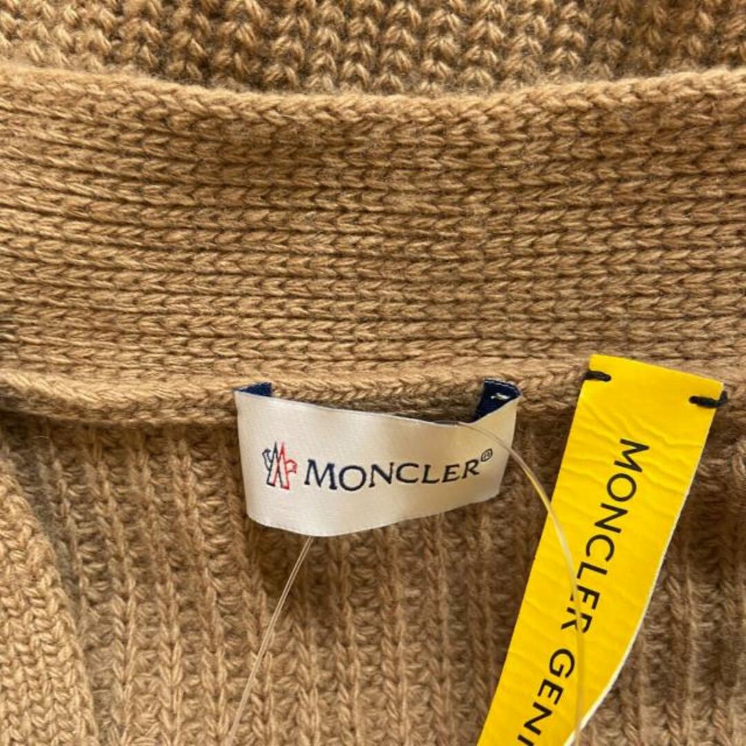 MONCLER(モンクレール)のMONCLER(モンクレール) カーディガン サイズL メンズ - ブラウン 長袖 メンズのトップス(カーディガン)の商品写真