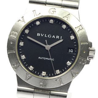 ブルガリ(BVLGARI)のブルガリ BVLGARI LCV35S ディアゴノ デイト 11Pダイヤ 自動巻き メンズ 箱・保証書付き_795917(腕時計(アナログ))