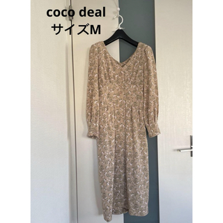 ココディール(COCO DEAL)のcoco deal 花柄ワンピース　サイズM(ロングワンピース/マキシワンピース)