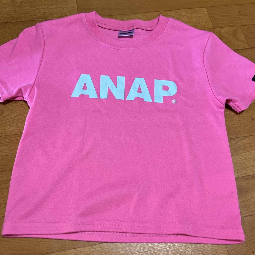 ANAP GiRL(アナップガール)のANAPGirl  Tシャツセット  Mサイズ キッズ/ベビー/マタニティのキッズ服男の子用(90cm~)(Tシャツ/カットソー)の商品写真