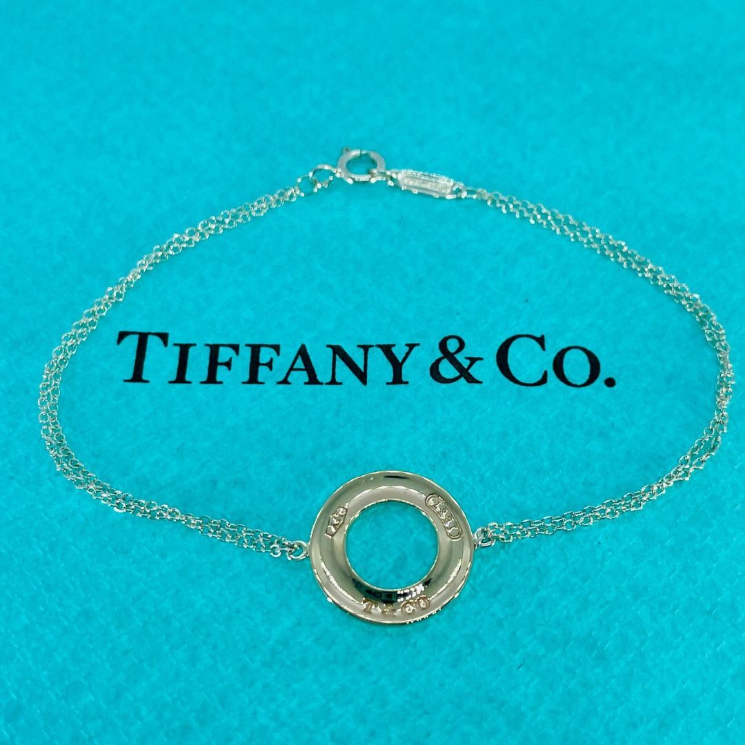 Tiffany & Co.(ティファニー)のティファニー ルベドメタル サークル 2連ブレスレット シルバー★773 レディースのアクセサリー(ブレスレット/バングル)の商品写真