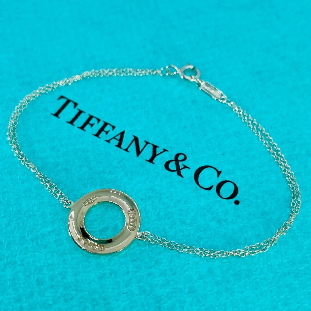 Tiffany & Co.(ティファニー)のティファニー ルベドメタル サークル 2連ブレスレット シルバー★773 レディースのアクセサリー(ブレスレット/バングル)の商品写真