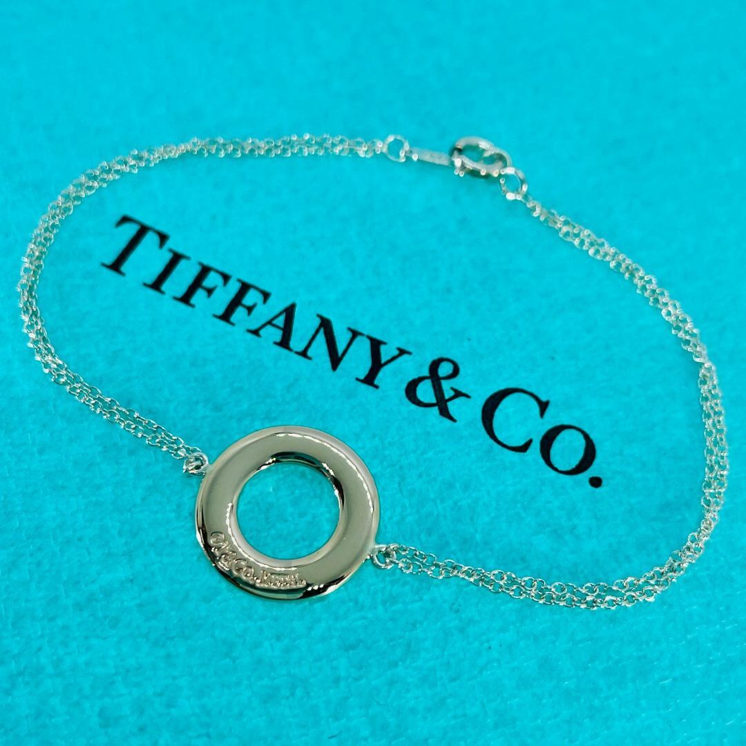 Tiffany & Co.(ティファニー)のティファニー ルベドメタル サークル 2連ブレスレット シルバー★773 レディースのアクセサリー(ブレスレット/バングル)の商品写真