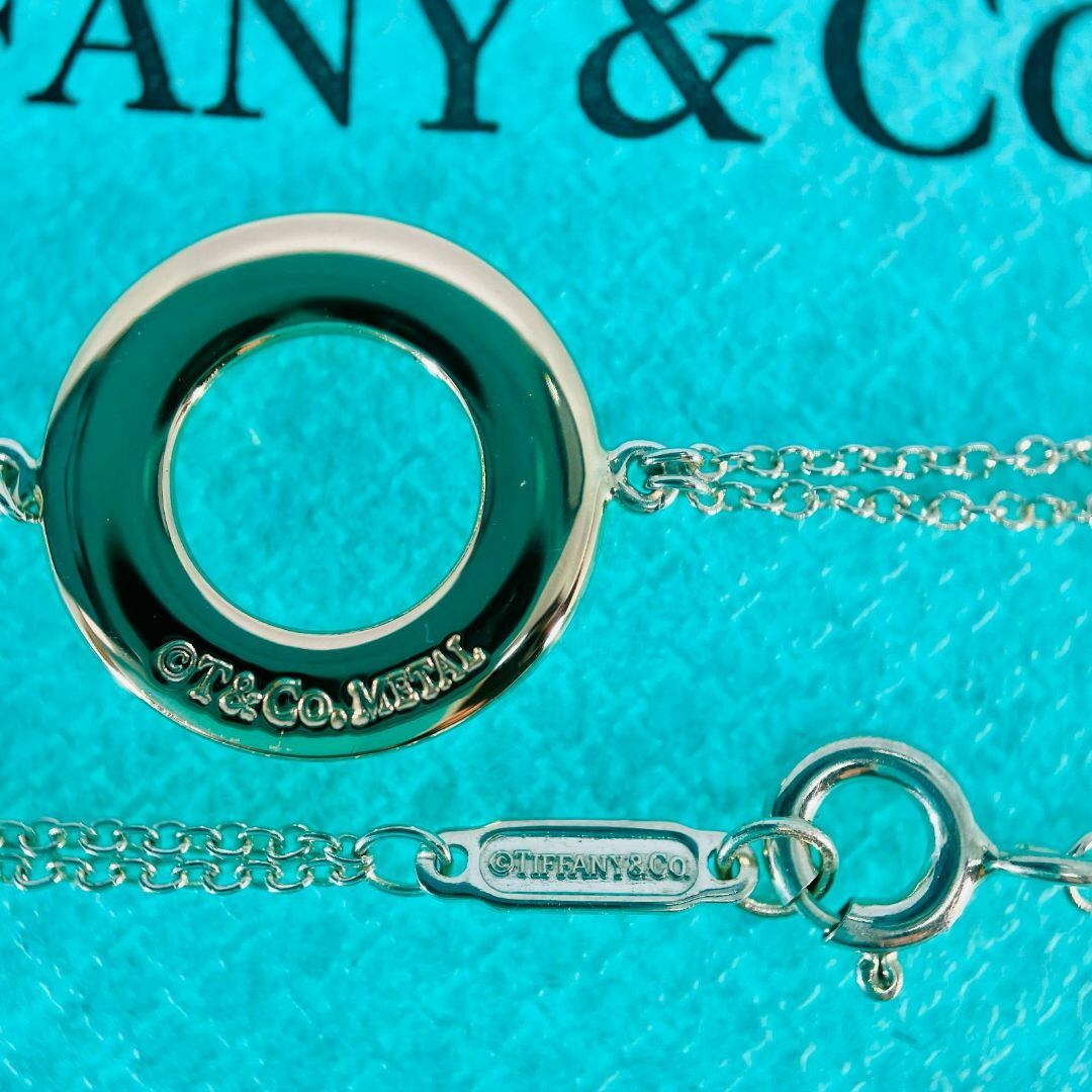 Tiffany & Co.(ティファニー)のティファニー ルベドメタル サークル 2連ブレスレット シルバー★773 レディースのアクセサリー(ブレスレット/バングル)の商品写真