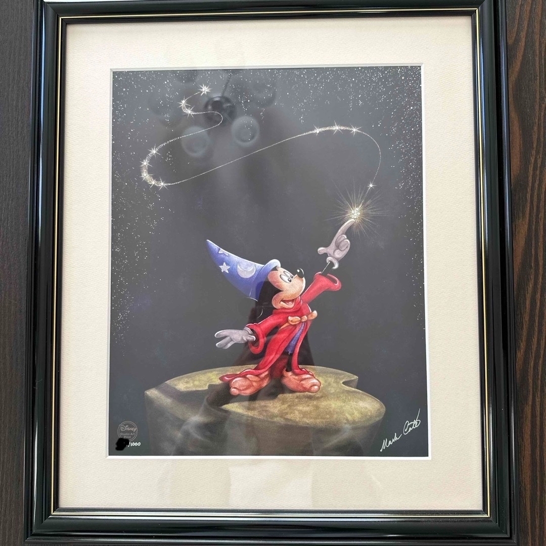 Disney(ディズニー)のA Little Night Magik 限定品　スワロフスキー エンタメ/ホビーの美術品/アンティーク(絵画/タペストリー)の商品写真