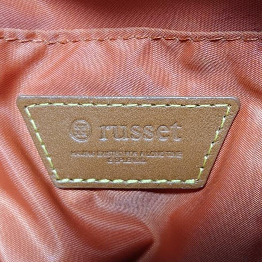 Russet(ラシット)のrusset(ラシット) ハンドバッグ - レッド×オレンジ×ブラウン ナイロン×レザー レディースのバッグ(ハンドバッグ)の商品写真