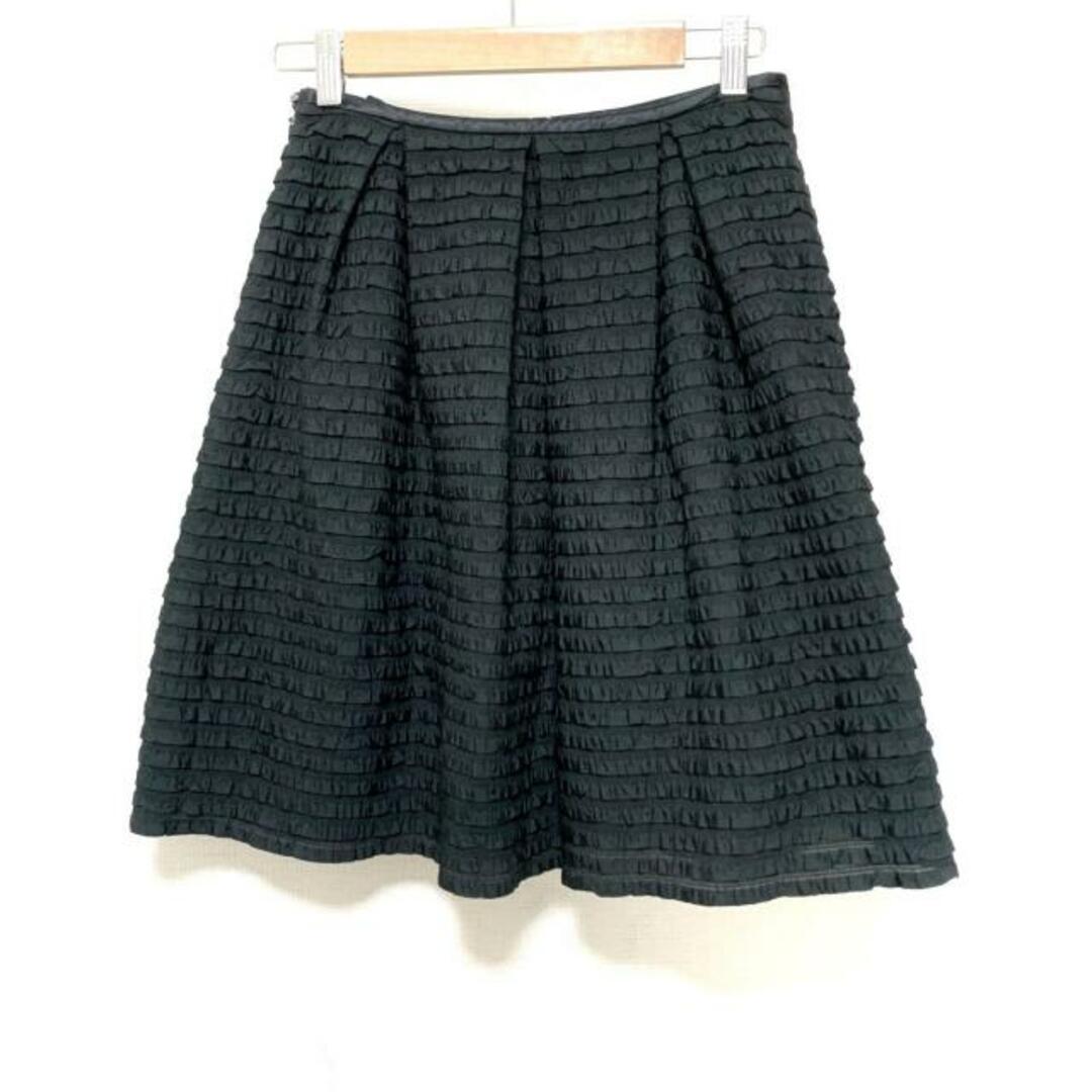 M'S GRACY(エムズグレイシー)のM'S GRACY(エムズグレイシー) スカート サイズ38 M レディース美品  - 黒 ひざ丈/レース/リボン レディースのスカート(その他)の商品写真