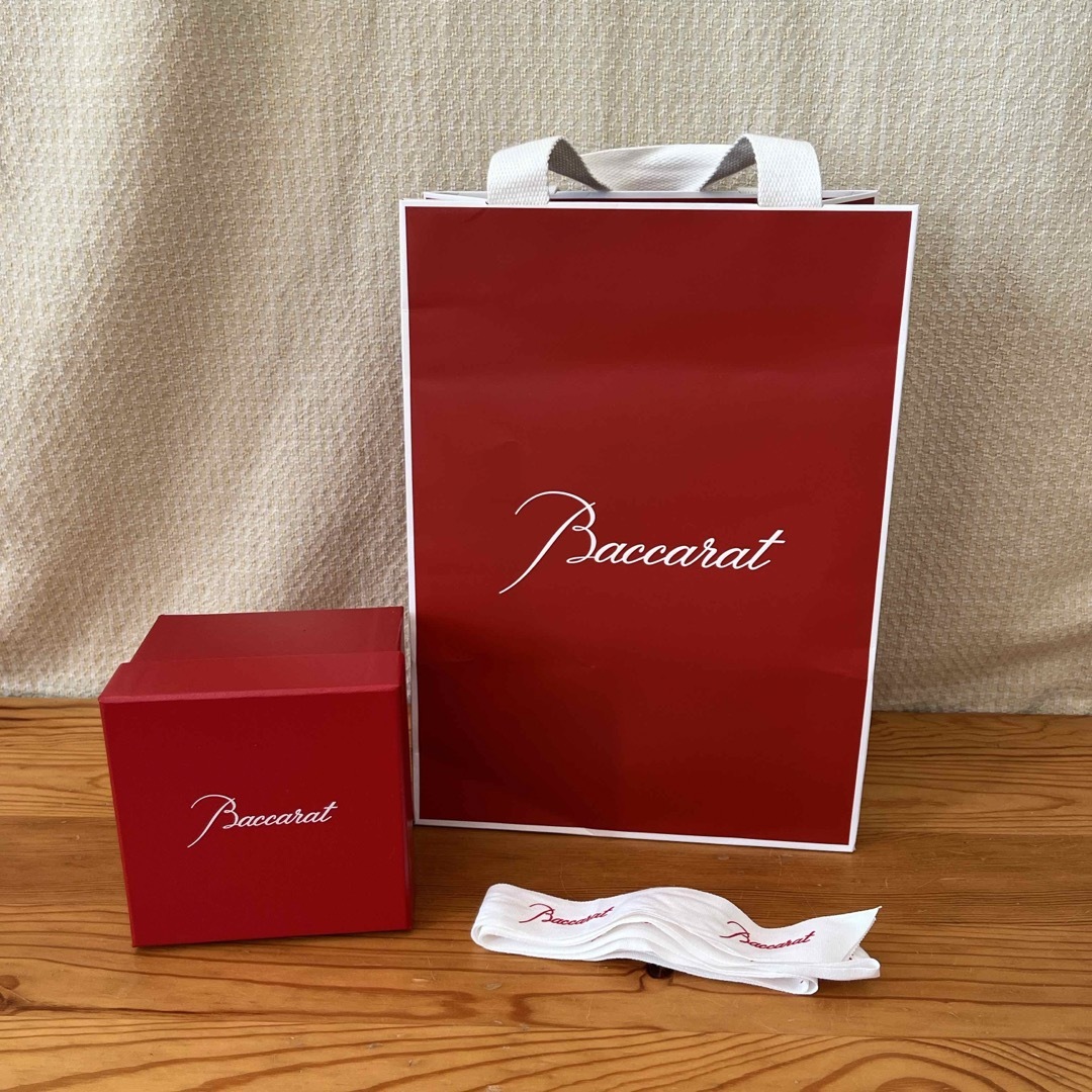 Baccarat(バカラ)のバカラ　空箱　紙袋　リボン レディースのバッグ(ショップ袋)の商品写真