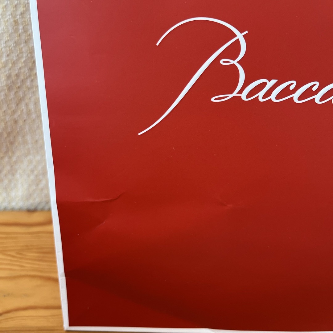 Baccarat(バカラ)のバカラ　空箱　紙袋　リボン レディースのバッグ(ショップ袋)の商品写真