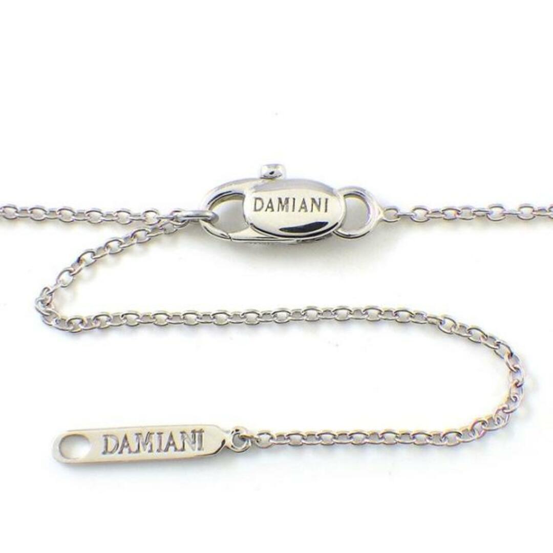 Damiani(ダミアーニ)のダミアーニ DAMIANI ネックレス ベル エポック 20089078 クラウン ダブルクロス パヴェ ダイヤモンド 0.28ct K18WG 【中古】 レディースのアクセサリー(ネックレス)の商品写真