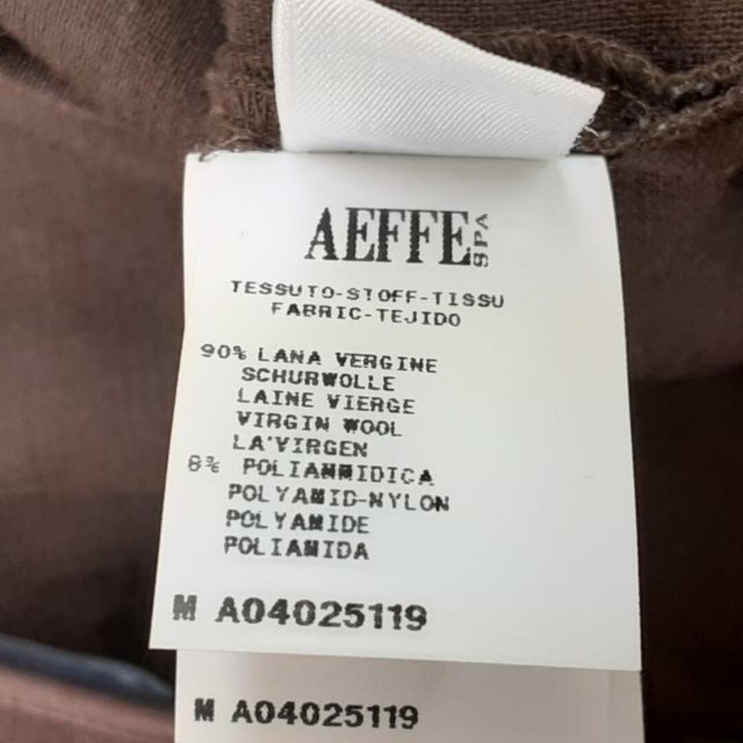 ALBERTA FERRETTI(アルベルタフェレッティ)のALBERTA FERRETTI(アルベルタ・フェレッティ) ワンピース サイズI:42 レディース美品  - ダークブラウン クルーネック/七分袖/ロング/レザー/異素材切替 レディースのワンピース(その他)の商品写真