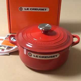 ルクルーゼ(LE CREUSET)のル・クルーゼ／ココット・ロンド20／チリレッド(鍋/フライパン)