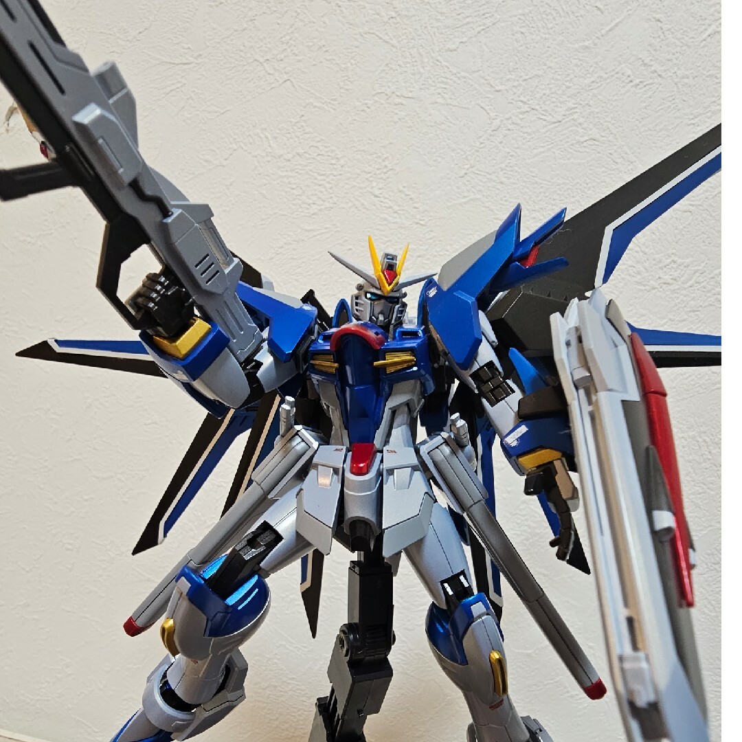 High Grade（BANDAI）(ハイグレード)のHG　ライジングフリーダム　完成品 エンタメ/ホビーのおもちゃ/ぬいぐるみ(プラモデル)の商品写真