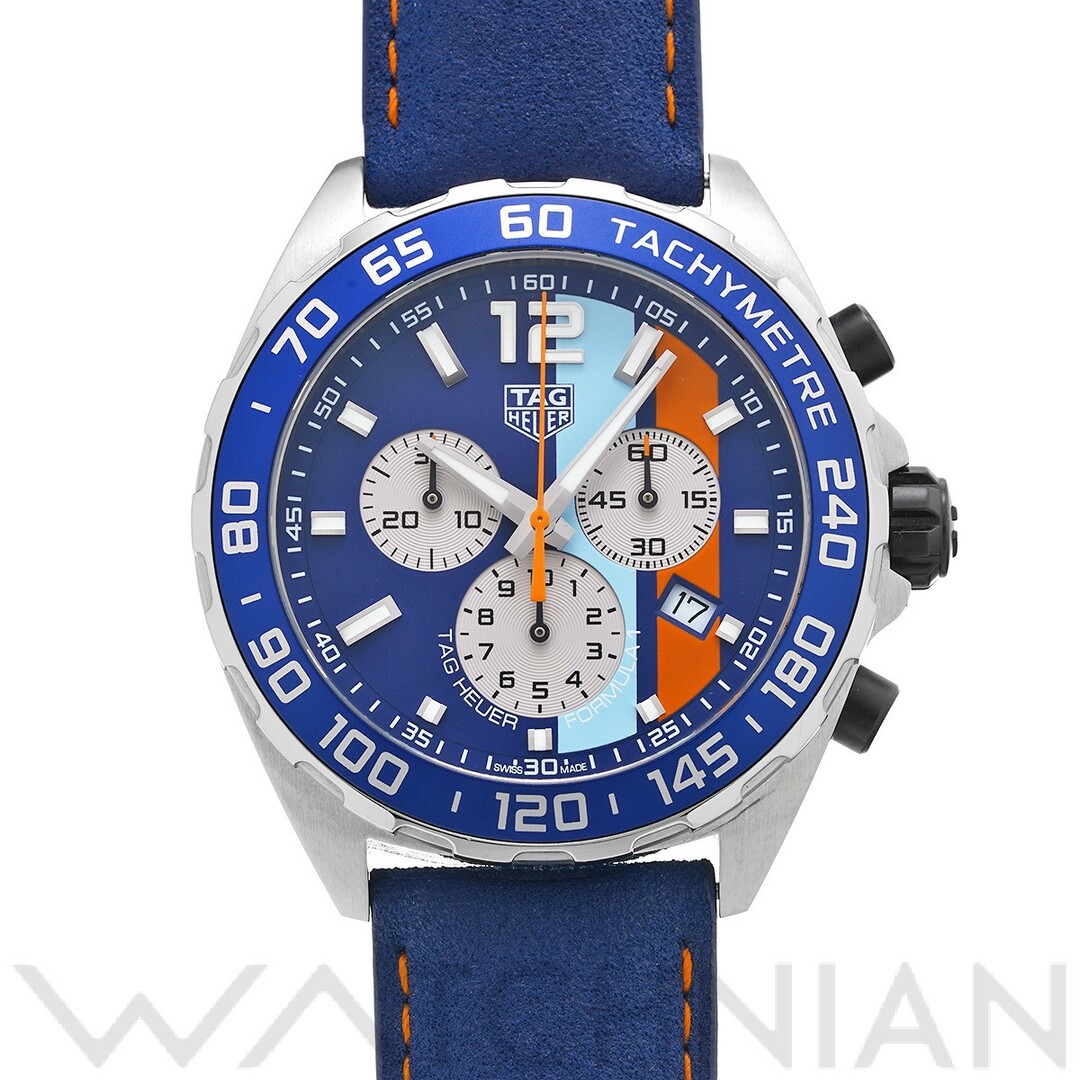 TAG Heuer(タグホイヤー)の中古 タグ ホイヤー TAG HEUER CAZ101N.FC8243 ブルー メンズ 腕時計 メンズの時計(腕時計(アナログ))の商品写真