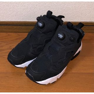 リーボック(Reebok)の24cm 良品 REEBOK INSTA PUMP FURY OG 黒 ブラック(スニーカー)