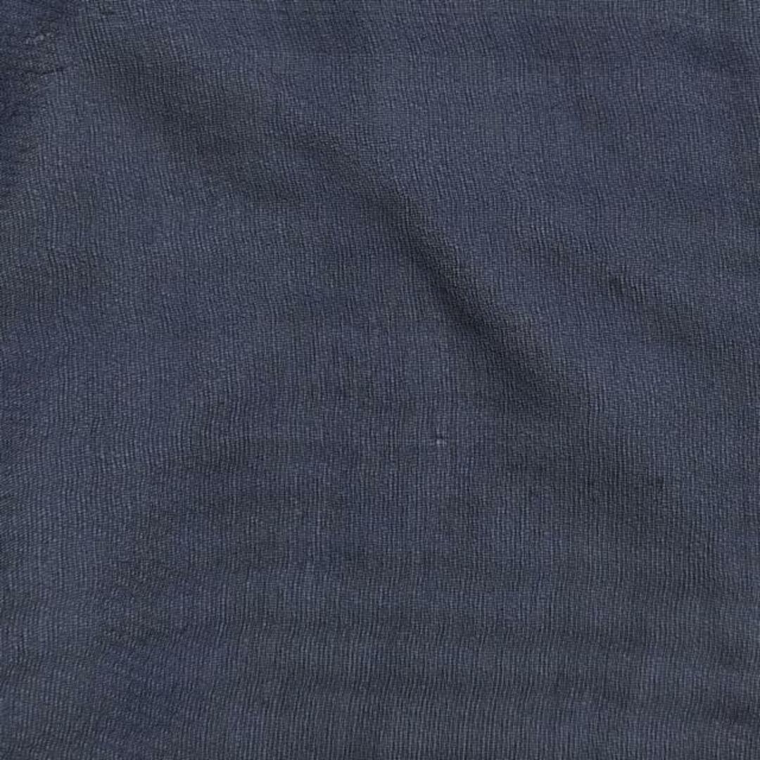Furla(フルラ)のFURLA(フルラ) ストール(ショール)美品  - ライトグレー×ネイビー 刺繍 シルク レディースのファッション小物(マフラー/ショール)の商品写真