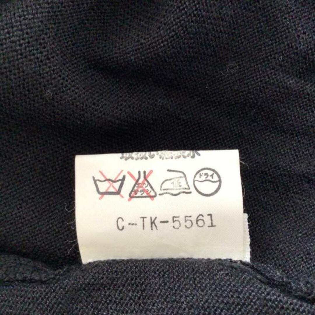 jun ashida(ジュンアシダ)のJUN ASHIDA(ジュンアシダ) 長袖セーター サイズ9 M レディース - 黒 Vネック レディースのトップス(ニット/セーター)の商品写真