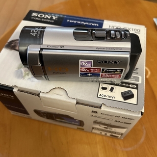 ソニー(SONY)のSONY デジタルHDビデオカメラレコーダー HDR-CX180(S)(ビデオカメラ)