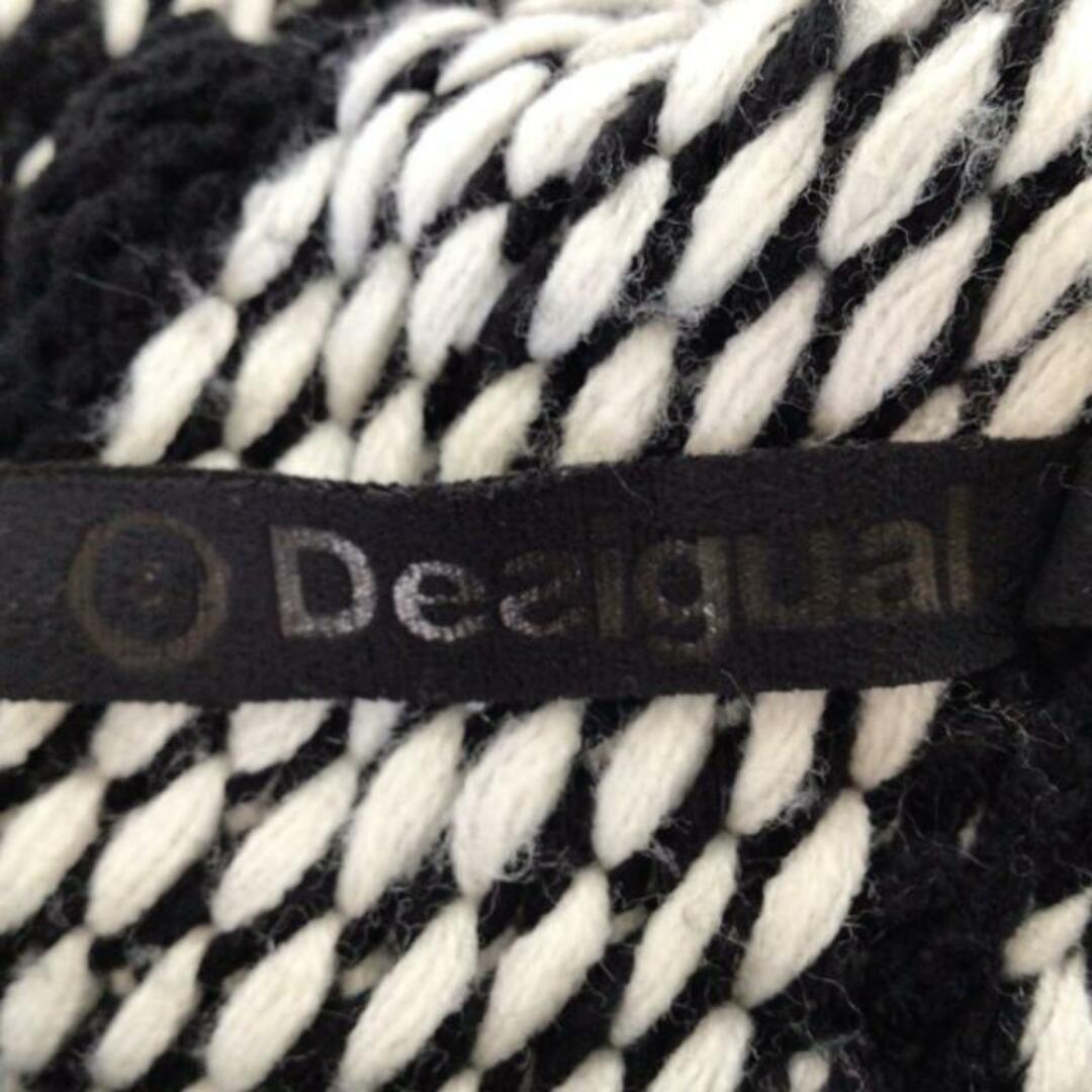 DESIGUAL(デシグアル)のDesigual(デシグアル) 長袖セーター サイズM レディース - 黒×白×レッド タートルネック レディースのトップス(ニット/セーター)の商品写真