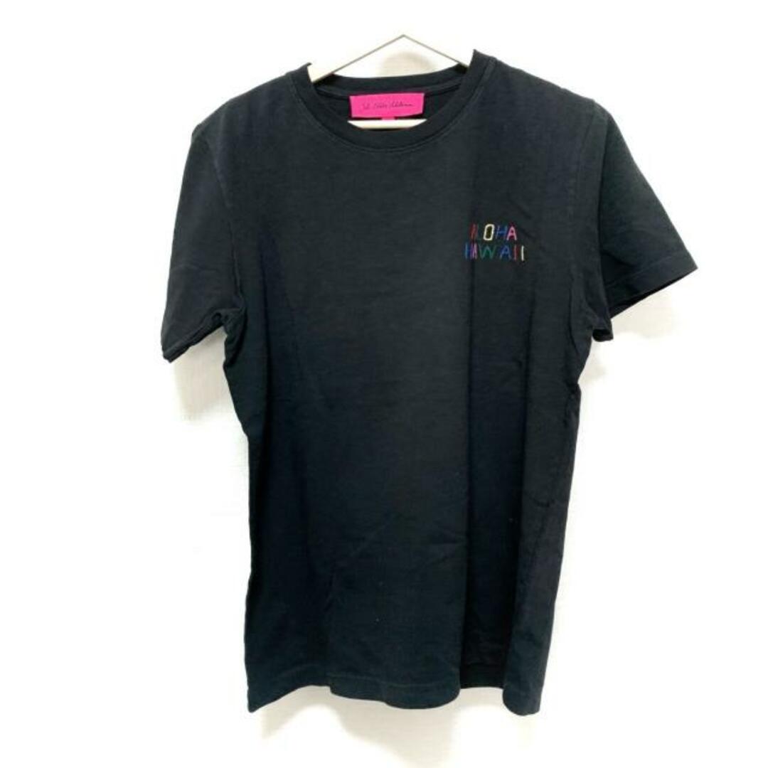 The Elder Statesman(ジエルダーステイツマン) 半袖Tシャツ サイズM メンズ美品 - 黒×マルチ 刺繍