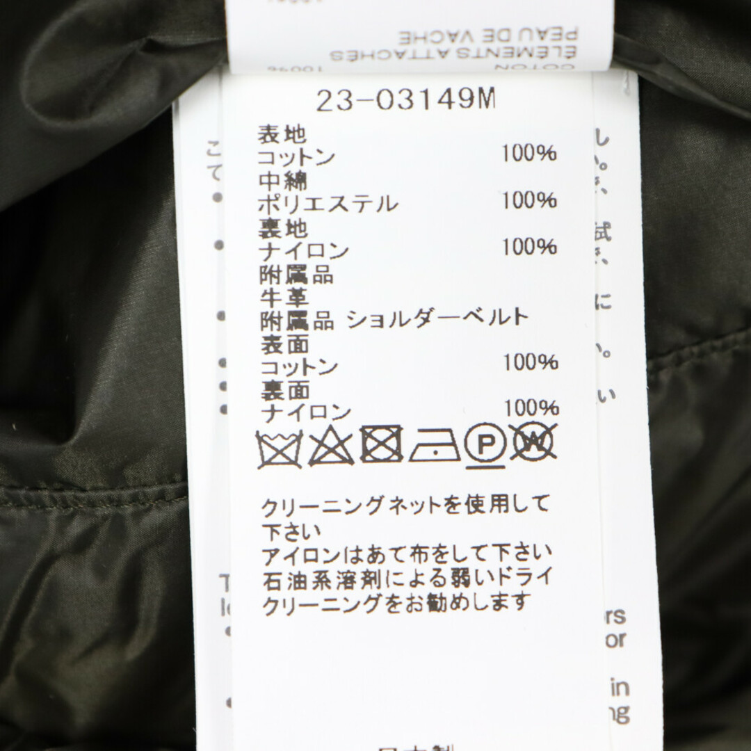 sacai(サカイ)のSacai サカイ 23AW bandana-print padded zip-up jacket 23-03149M パデッドジャケット ダークグレー メンズのジャケット/アウター(フライトジャケット)の商品写真