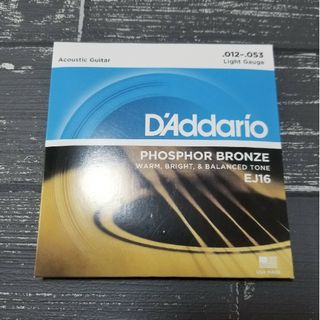 新品　D'Addario　ダダリオ アコースティックギター弦 EJ-16(弦)