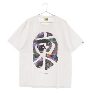 アベイシングエイプ(A BATHING APE)のA BATHING APE アベイシングエイプ 20SS NEON TOKYO TEE ネオン東京Tシャツ カットソー 半袖 ホワイト001TEG301074X(Tシャツ/カットソー(半袖/袖なし))