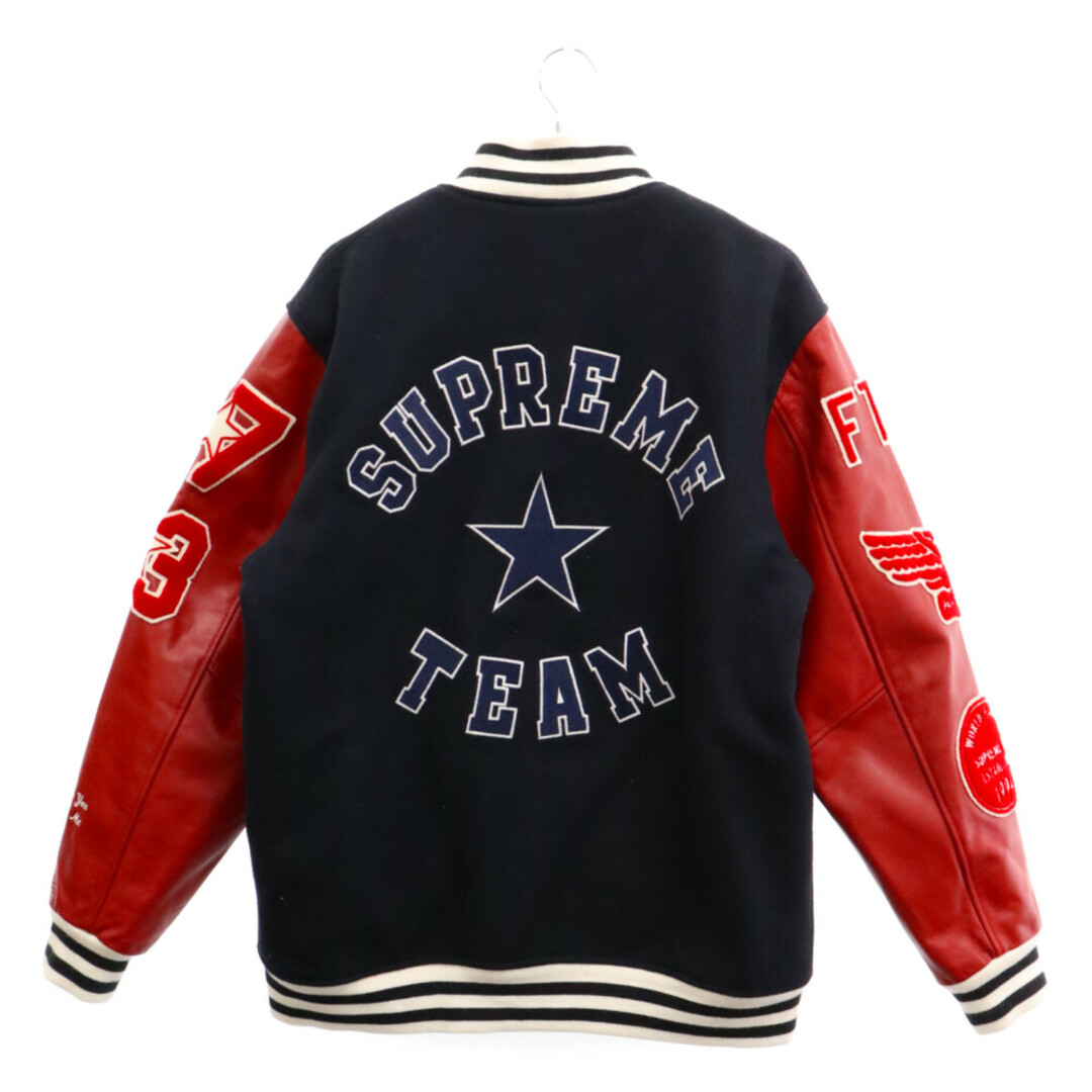 Supreme(シュプリーム)のSUPREME シュプリーム 06AW ALL CITY BASEBALL JACKET オールシティ ベースボールジャケット スタジャン ネイビー/レッド メンズのジャケット/アウター(スタジャン)の商品写真