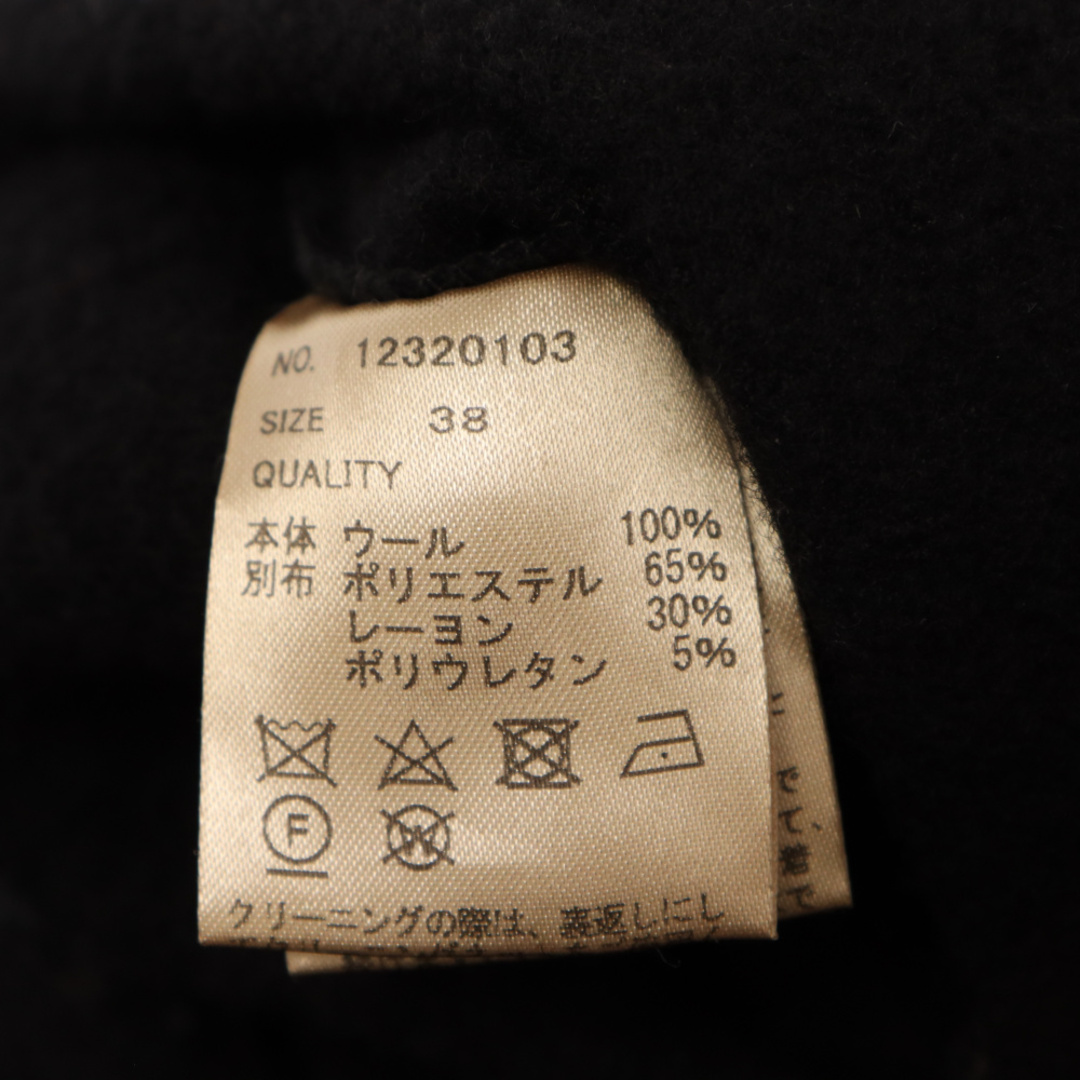 TODAYFUL(トゥデイフル)のTODAYFUL トゥデイフル Heavy Wool Jacket ウール フロントポケット ジャケット ブラック 12320103 メンズのジャケット/アウター(フライトジャケット)の商品写真