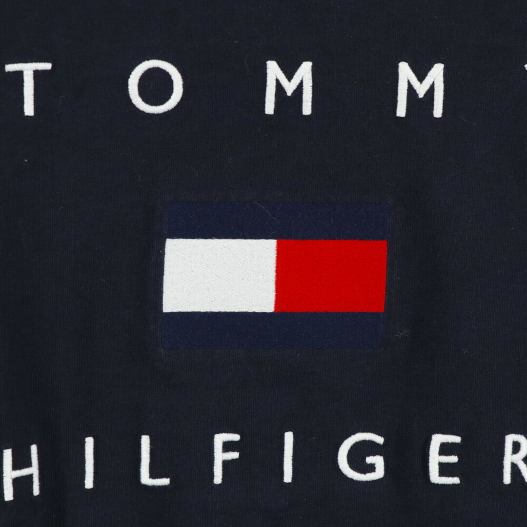 TOMMY HILFIGER(トミーヒルフィガー)のTOMMY HILFIGER トミーヒルフィガー ロゴ刺繍 半袖カットソー 半袖Tシャツ ネイビー メンズのトップス(Tシャツ/カットソー(半袖/袖なし))の商品写真