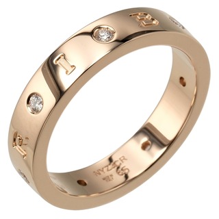 ブルガリ(BVLGARI)の【BVLGARI】ブルガリ ブルガリ ブルガリ ローマンソルベ K18ピンクゴールド×7P ダイヤモンド 24号 約10.67g メンズ リング・指輪(リング(指輪))