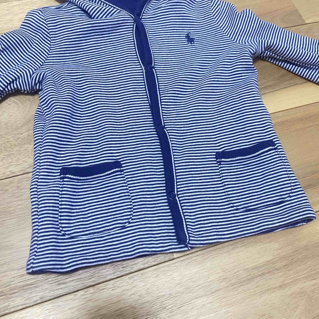 Ralph Lauren(ラルフローレン)のラルフローレン　キッズアウター　リバーシブルパーカー キッズ/ベビー/マタニティのベビー服(~85cm)(ジャケット/コート)の商品写真