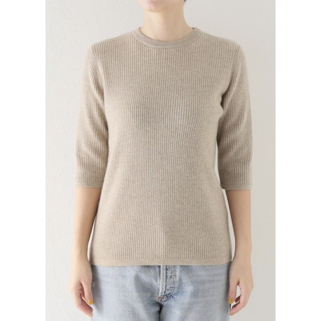 L'Appartement DEUXIEME CLASSE(アパルトモンドゥーズィエムクラス)の新品　L'Appartement Cashemere Rib Knit レディースのトップス(ニット/セーター)の商品写真