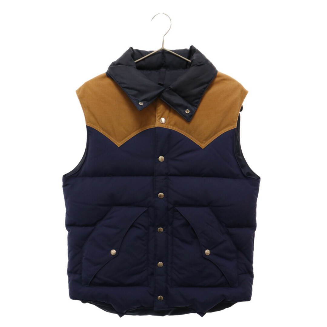 SOPHNET.(ソフネット)のSOPHNET. ソフネット 2 TONE DOWN VEST ツートーン ダウンベスト ブルー/ブラウン SOPH-123070 メンズのジャケット/アウター(ダウンベスト)の商品写真