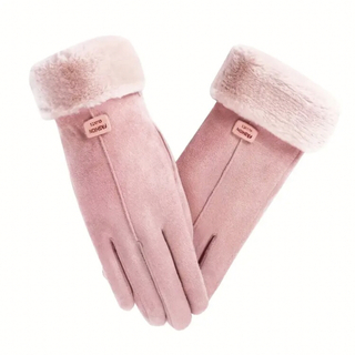 レディース 手袋 ピンク色(手袋)