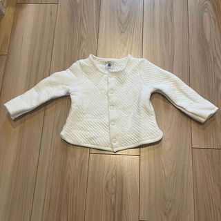 プチバトー(PETIT BATEAU)のPETIT BATEAU プチバトー カーディガン 81cm 18ヶ月(カーディガン/ボレロ)